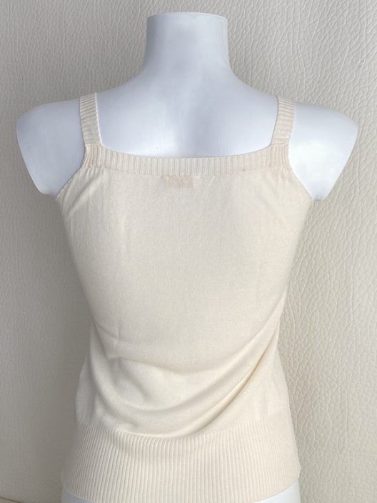 Valentino Garavani Beige Tank Top