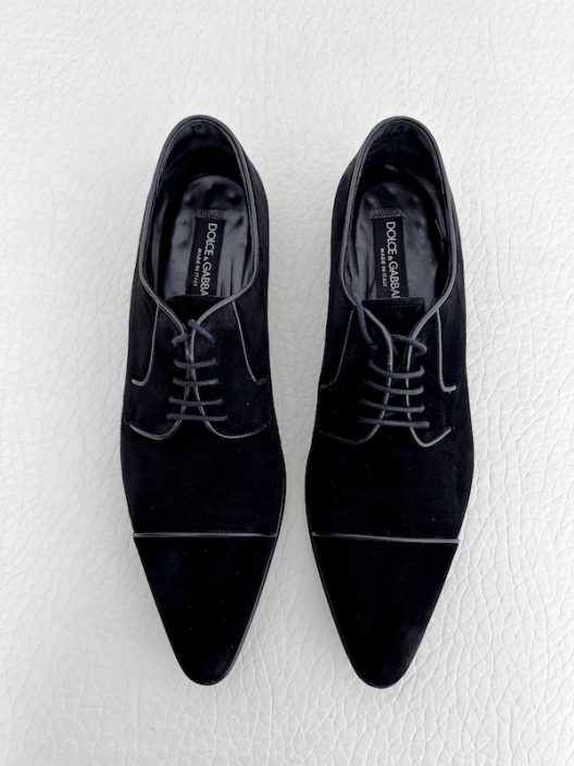 Dolce & Gabbana Black Suede Shoes