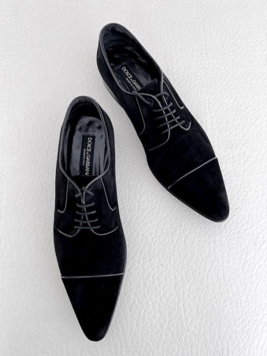 Dolce & Gabbana Black Suede Shoes