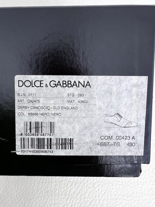 Dolce & Gabbana Black Suede Shoes