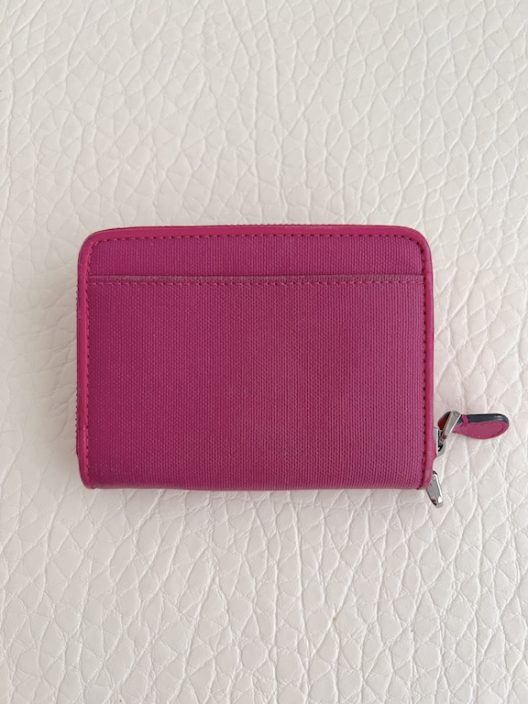 Loewe small wallet in nappa leather-canvas