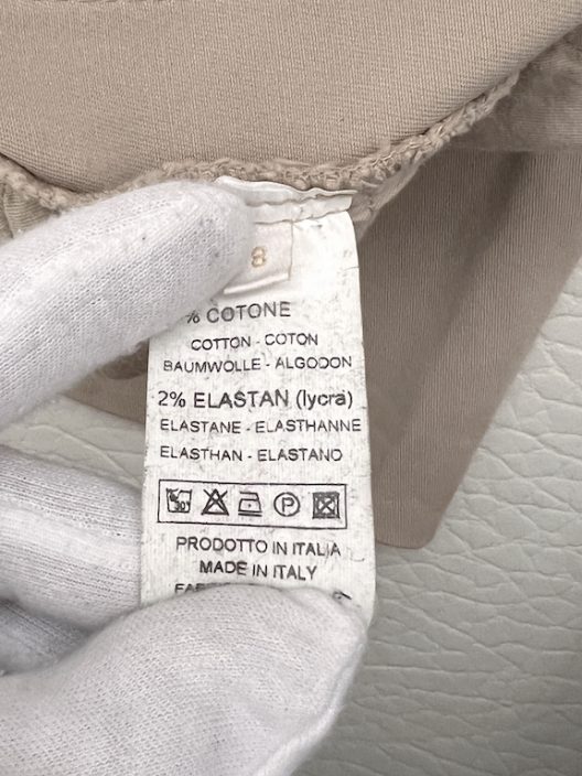 Valentino Garavani beige cotton pants