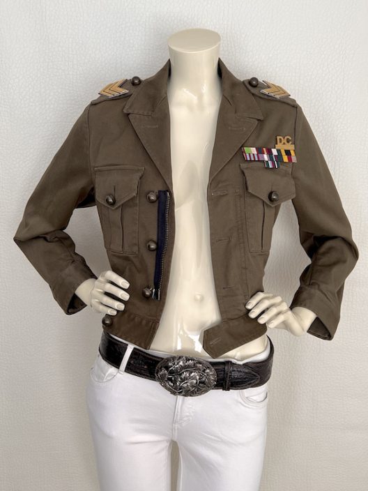 Dsquared2 short jacket-military style