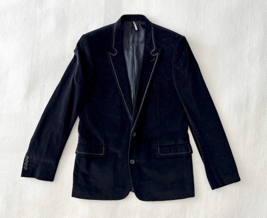 DIOR HOMME 05H By Hedi Slimane black velvet jacket