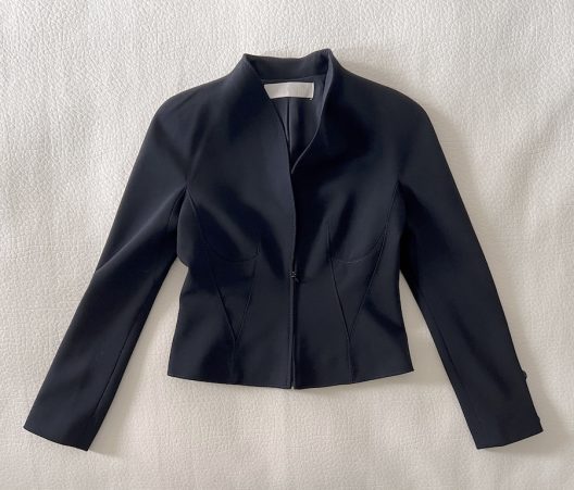 RARE Valentino black wool suit