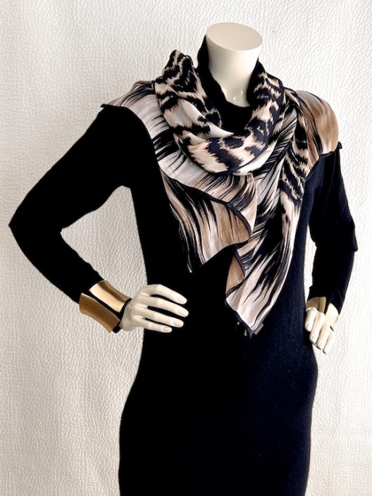 Roberto Cavalli oversized silk scarf