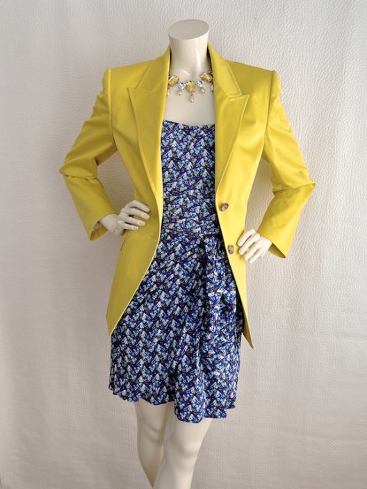 Escada yellow blazer