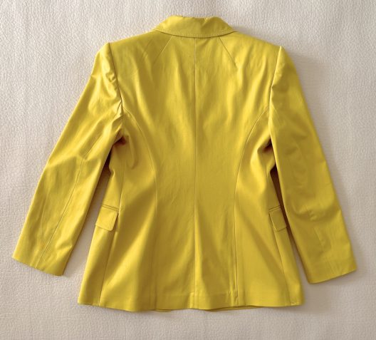 Escada yellow blazer