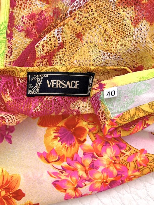 VTG Versace silk top