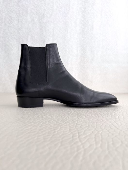 Saint Laurent wyatt chelsea boots in smooth leather