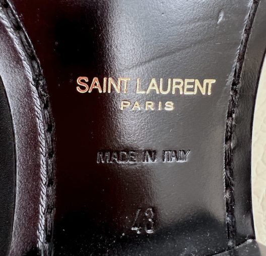 Saint Laurent wyatt chelsea boots in smooth leather