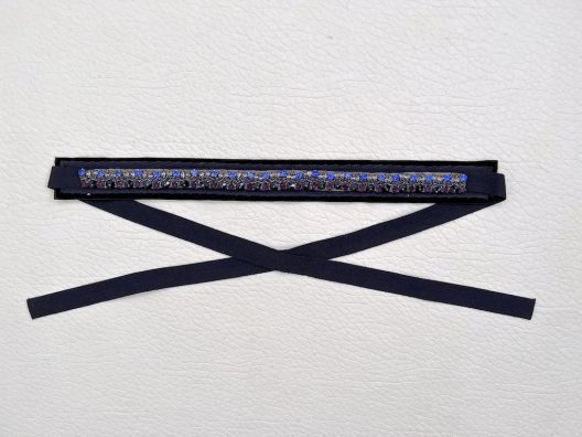 hand embroidered rhinestone belt