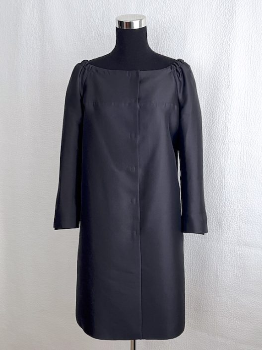 Prada silk-wool party coat