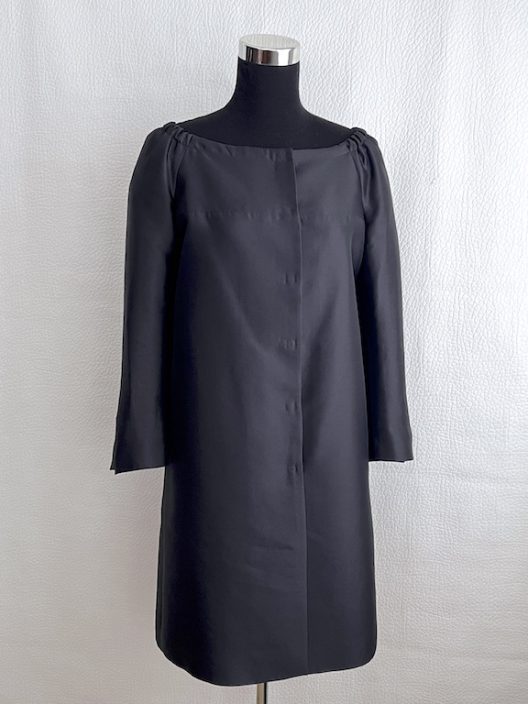 Prada silk-wool party coat