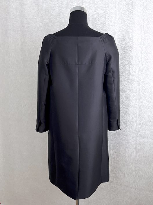 Prada silk-wool party coat