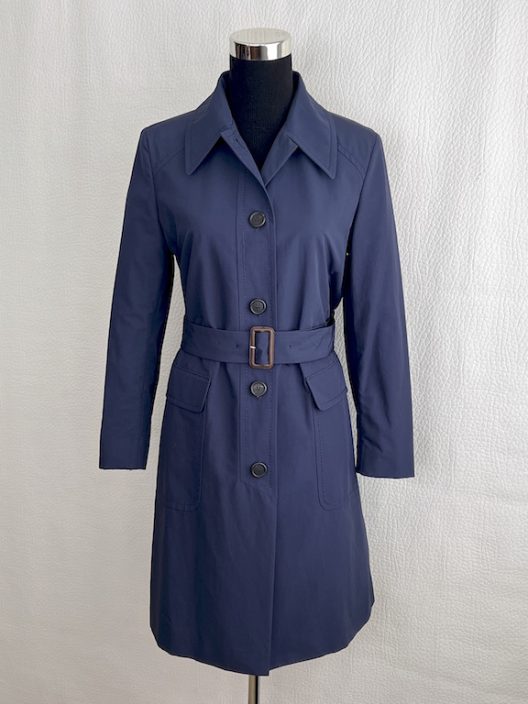 Prada Navy Trench Coat