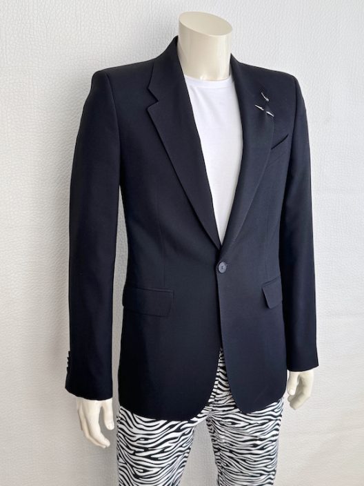 Givenchy Paris by Riccardo Tisci one button blazer with piercing details