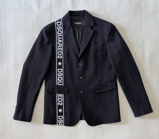 Dsquared2 black wool blazer