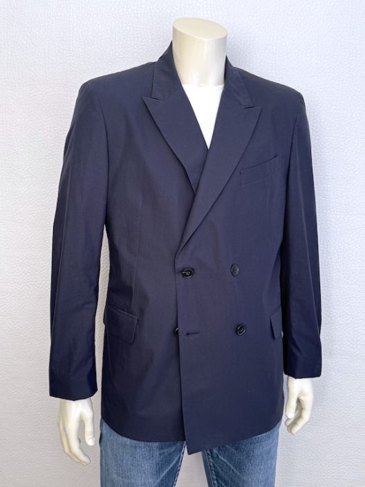 Valentino Garavani Navy Double-Breasted Jacket