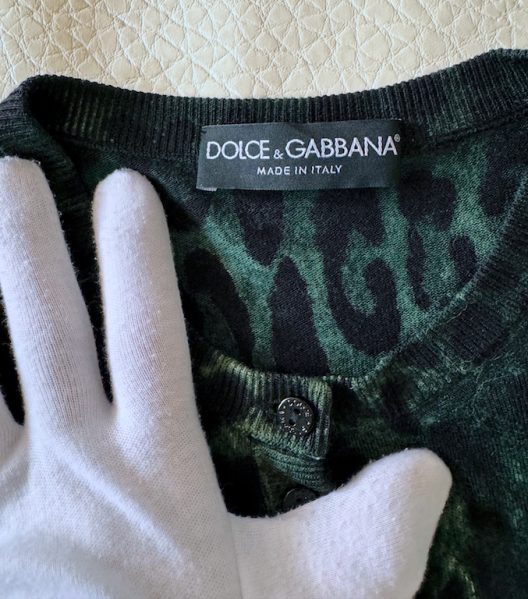 Dolce & Gabbana Animal Print Set (Dress & Cardigan)