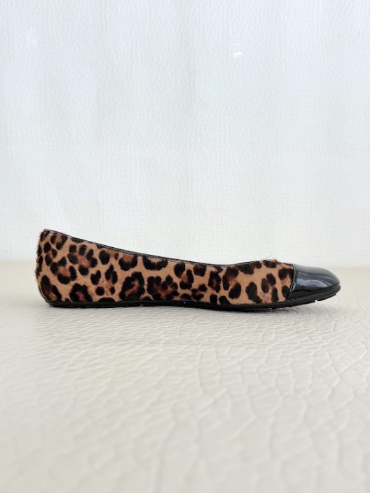 Jimmy Choo Animal Print Flat Shoes