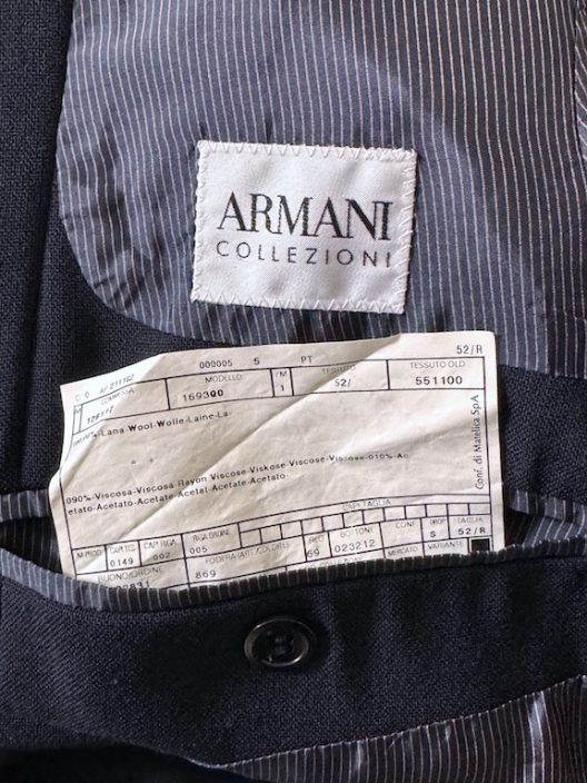 Armani Collezioni Unstructured Slim Knit Jacket-Blazer