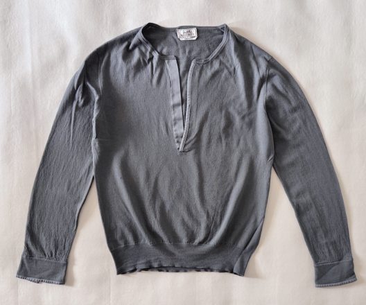 RARE Hermès Gray Wool Jersey