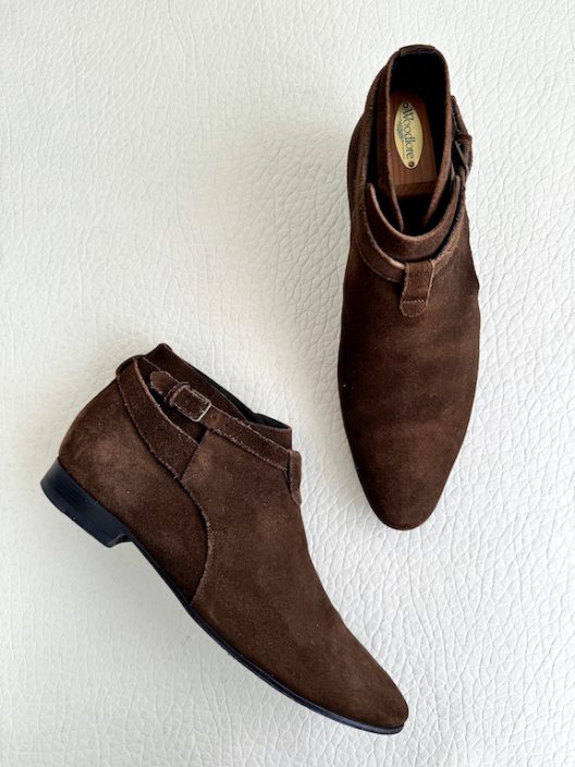 Saint Laurent Connor Jodphur Suede Boots