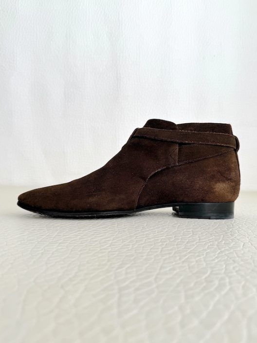 Saint Laurent Connor Jodphur Suede Boots