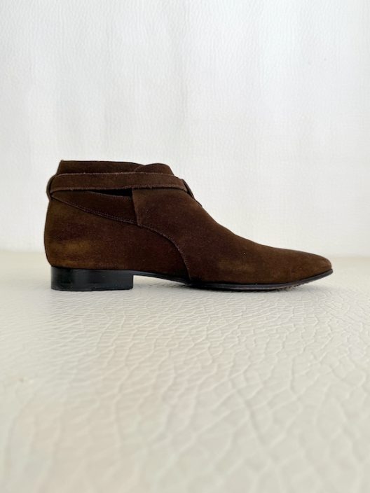 Saint Laurent Connor Jodphur Suede Boots