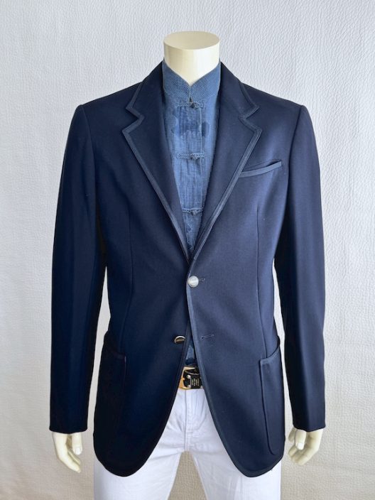 Armani Collezioni Unstructured Slim Knit Jacket-Blazer