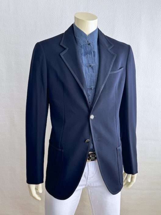 Armani Collezioni Unstructured Slim Knit Jacket-Blazer