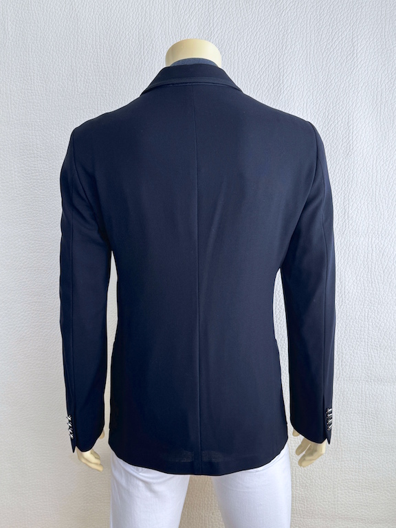 Armani Collezioni Unstructured Slim Knit Jacket-Blazer