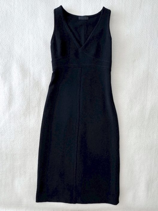 Prada Black Wool Knit Dress