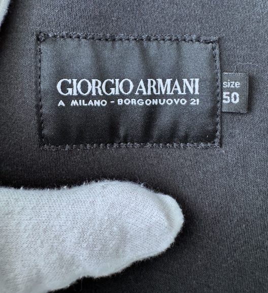 VTG RARE Giorgio Armani Leather Coat