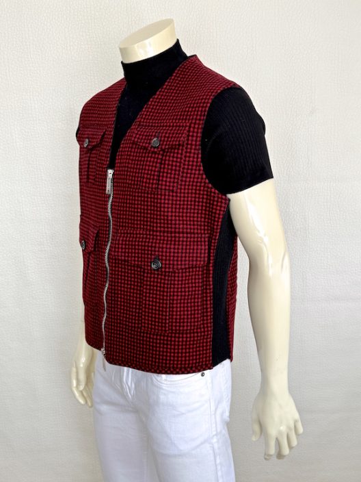 Dsquared2 Vichy print wool vest