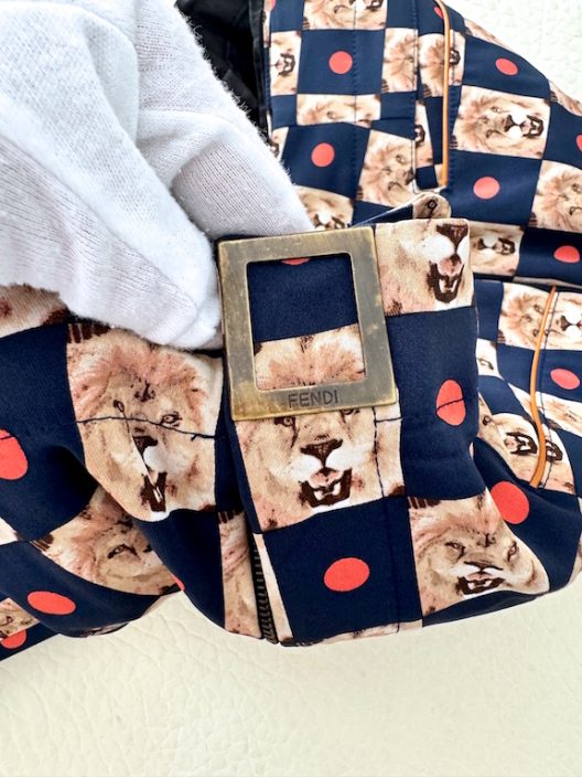 Fendi Lion Print Pants