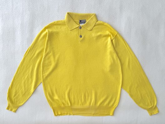 VTG Gianni Versace Silk-Cashmere Polo Shirt