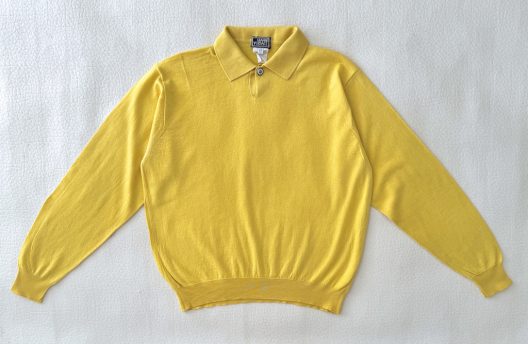 VTG Gianni Versace Silk-Cashmere Polo Shirt