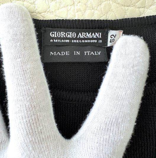 VTG Giorgio Armani Knitted Polo Shirt