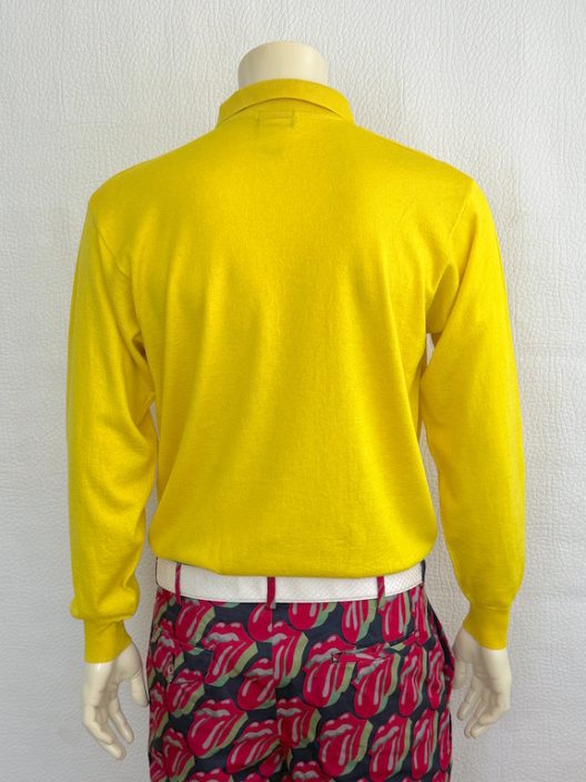 VTG Gianni Versace Silk-Cashmere Polo Shirt