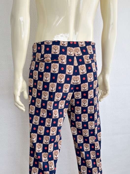 Fendi Lion Print Pants