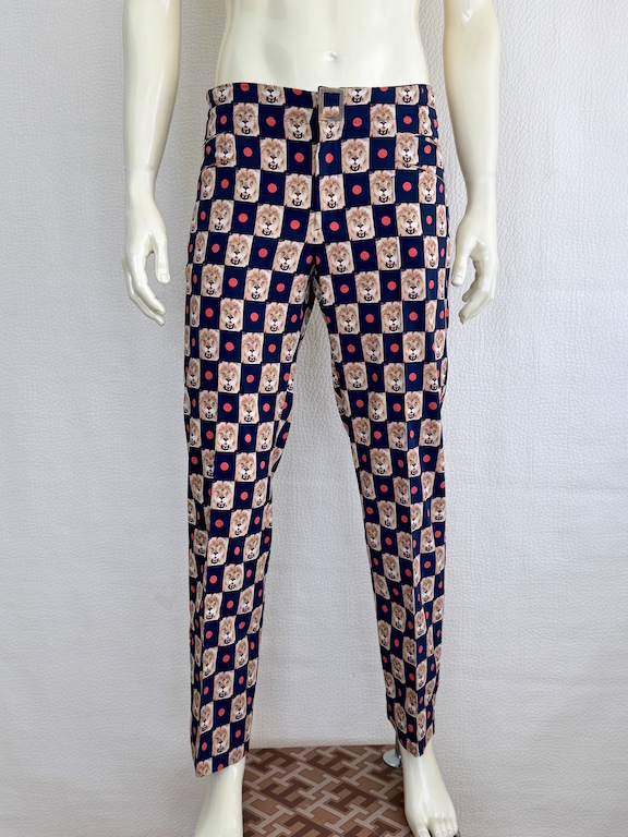 Fendi Lion Print Pants