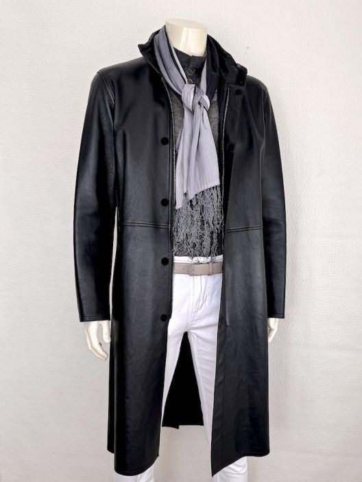 RARE Giorgio Armani Leather Coat