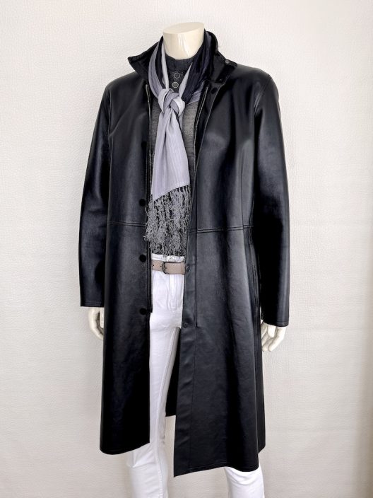 RARE Giorgio Armani Leather Coat