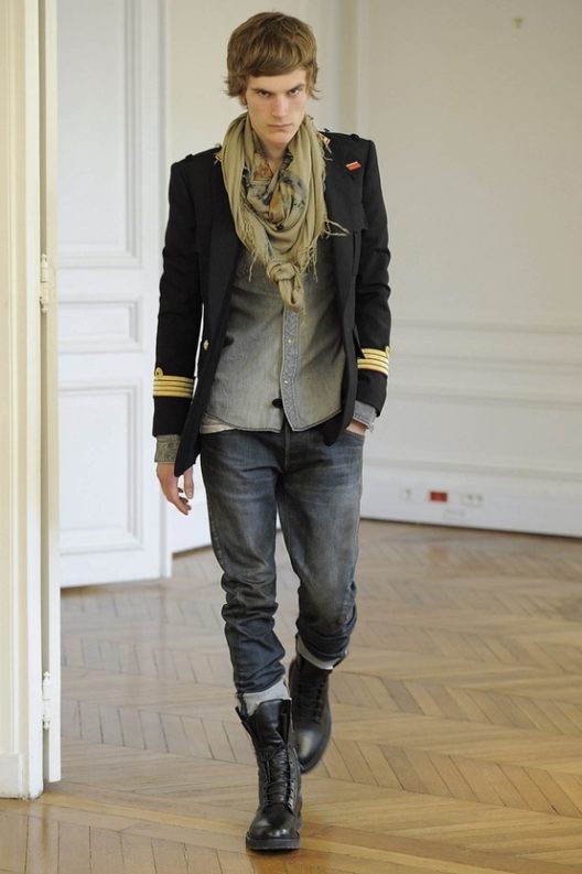 Balmain by Christophe Decarnin Slim Jacket-Military Style