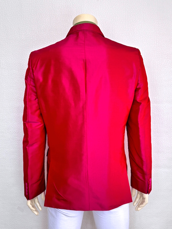 VTG Gianni Versace Couture fuchsia Silk Jacket