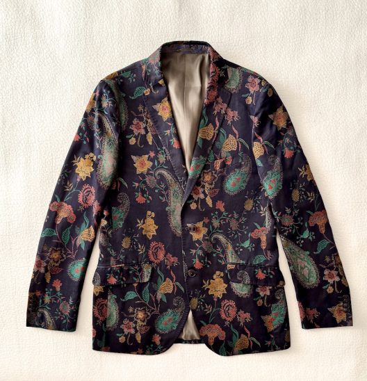 Etro Runway Floral Print Jacquard Blazer