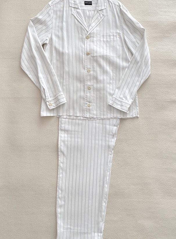 RARE Giorgio Armani White Striped Suit