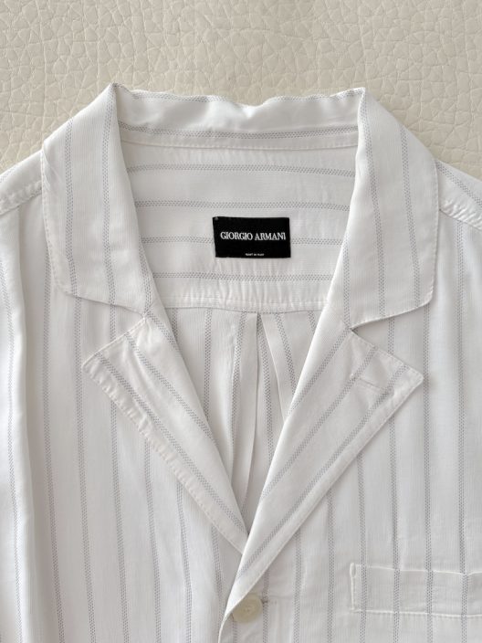 RARE Giorgio Armani White Striped Suit